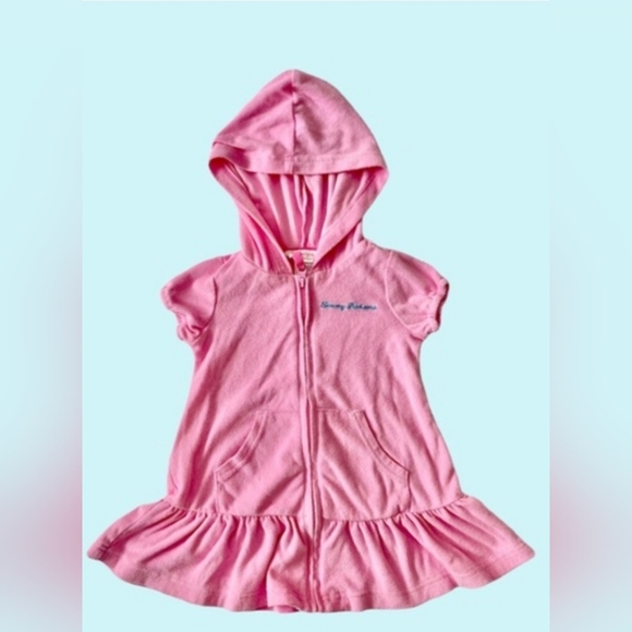Tommy Bahama Other - Tommy Bahama Girls Hooded Terry Cloth Swim Cover Up Dress